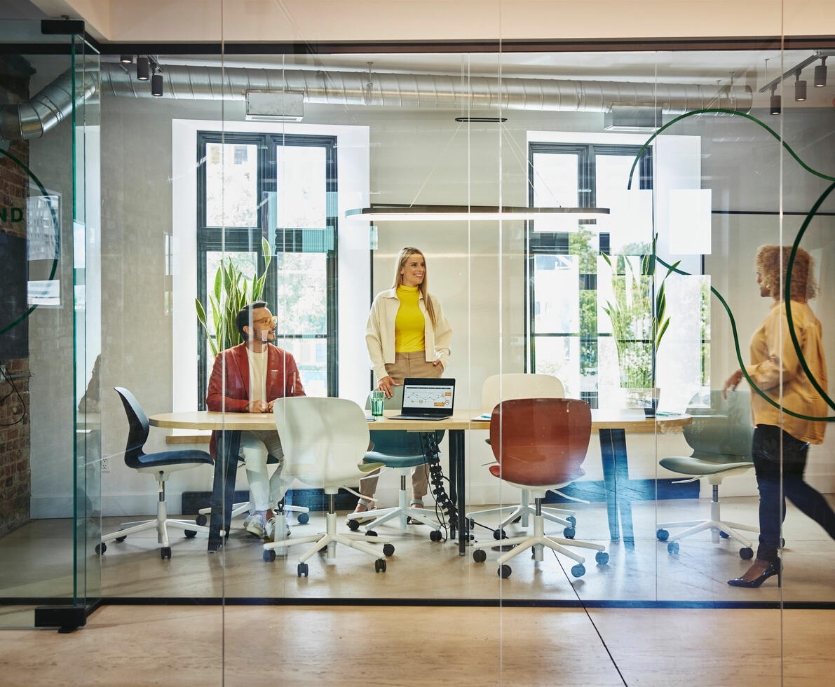 A conference room